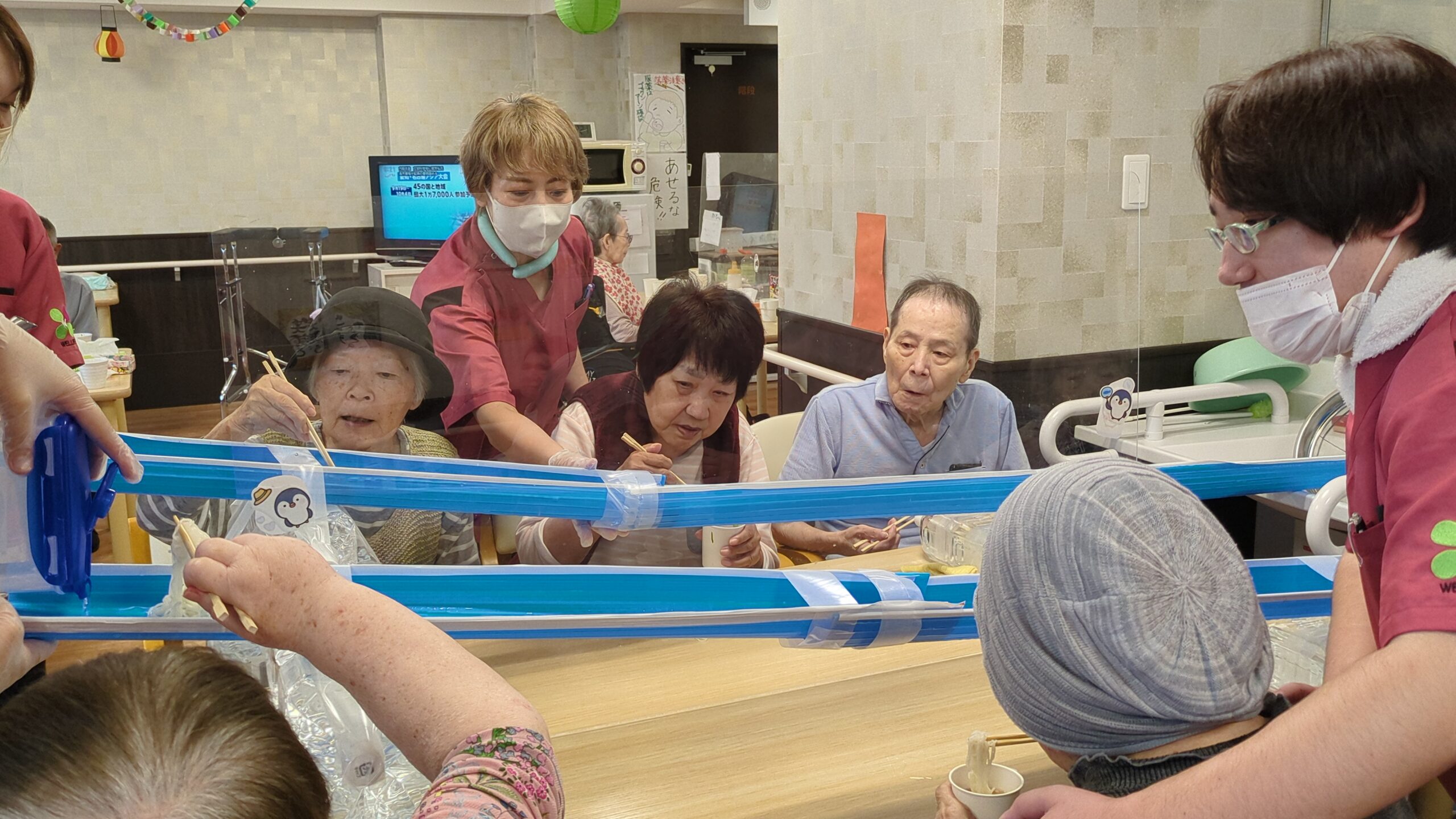 流しそうめん